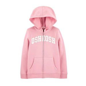 OshKosh B'gosh Girls Logo Hoodie Size 12 Pink